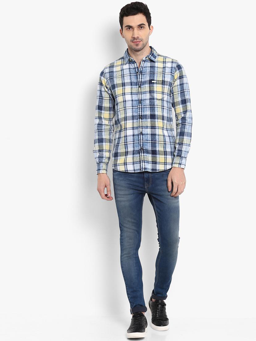 blue light washed denim jeans - 15968408 - Zoom Image - 4