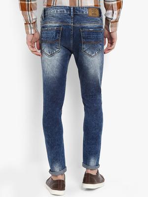 blue cotton ripped jeans - 15968414 - Standard Image - 3