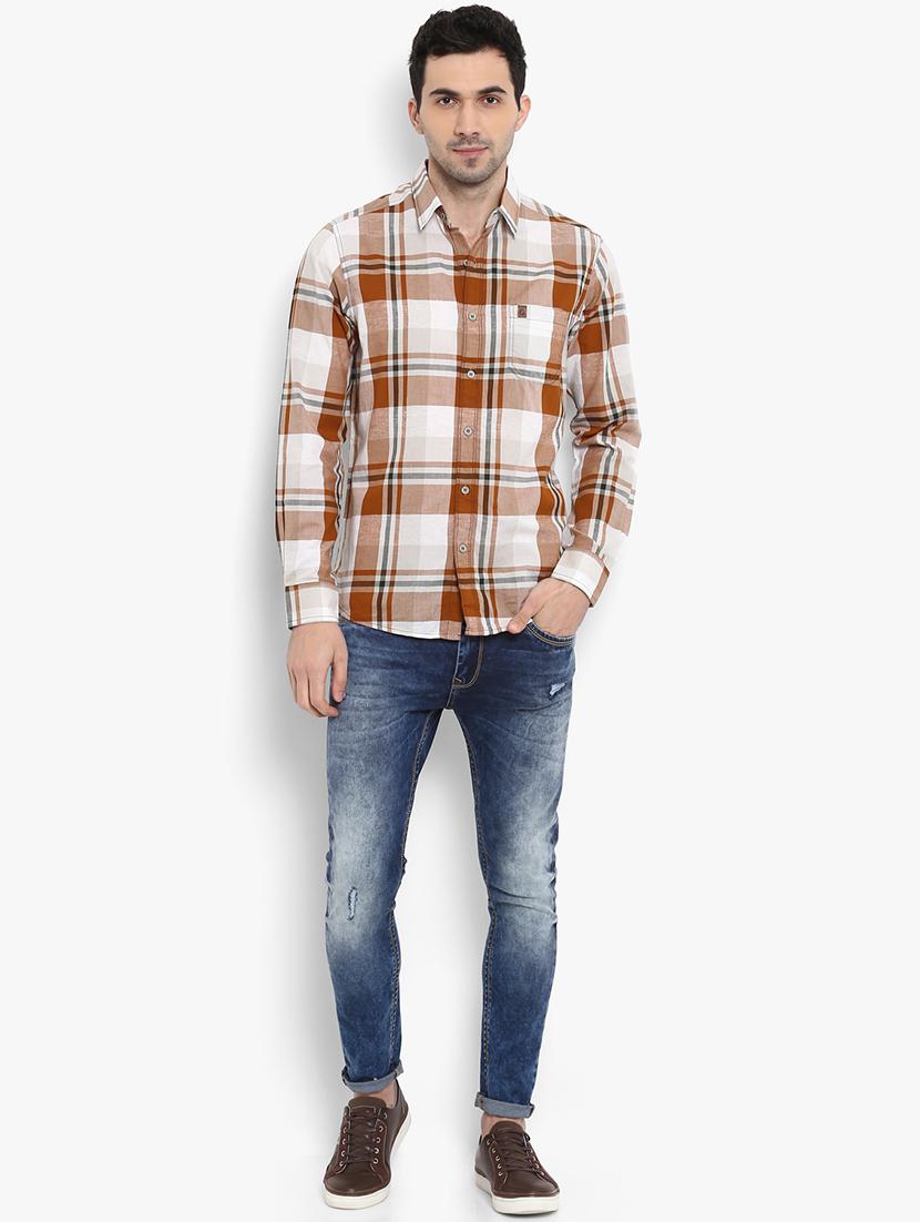 blue cotton ripped jeans - 15968414 - Zoom Image - 4