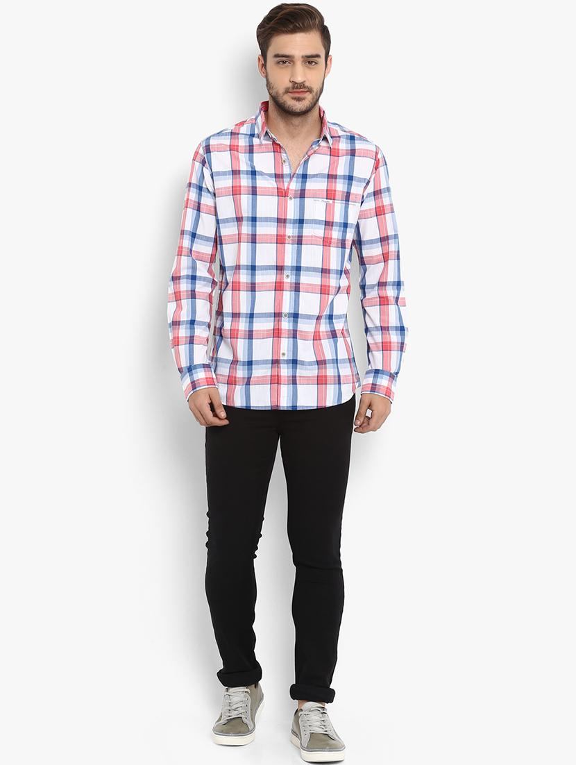 multicolor checkered casual shirt - 15968443 - Zoom Image - 4