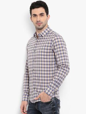 multiicolor checkered casual shirt - 15968455 - Standard Image - 2