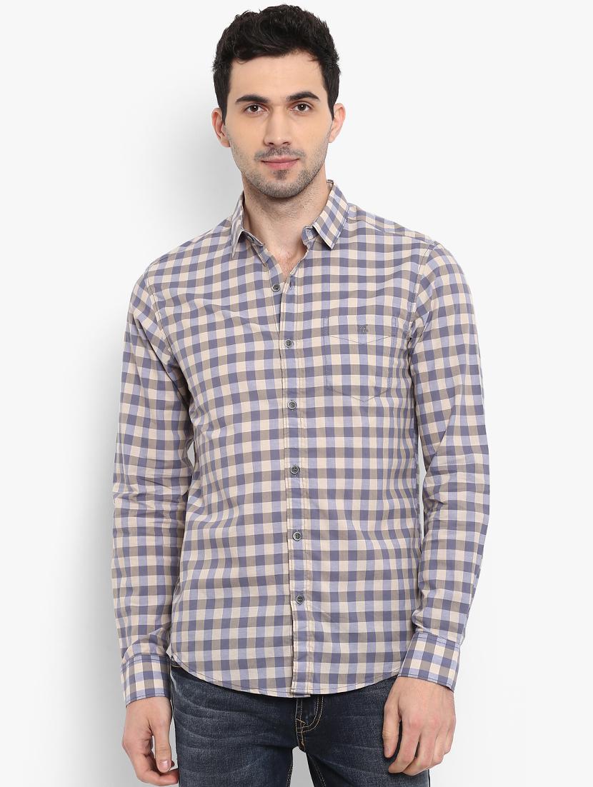 multiicolor checkered casual shirt - 15968455 - Zoom Image - 1