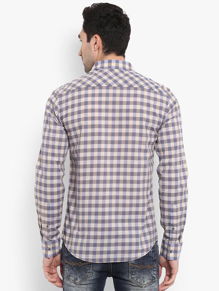multiicolor checkered casual shirt - 15968455 - Zoom Image - 3