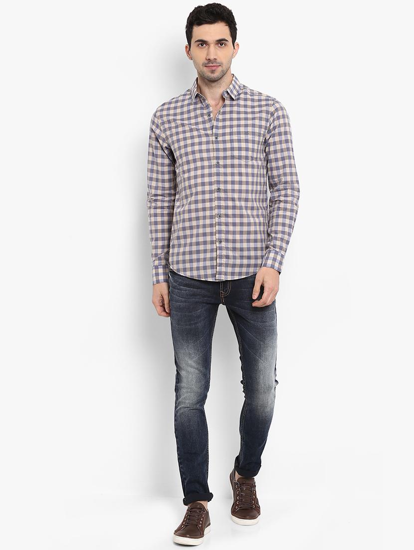 multiicolor checkered casual shirt - 15968455 - Zoom Image - 4