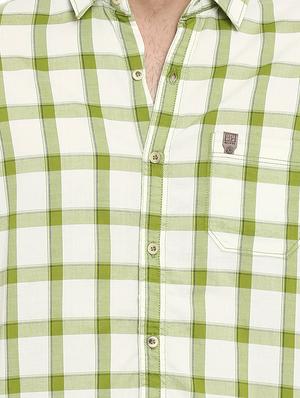 green checkered casual shirt - 15968458 - Standard Image - 5