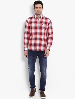 red checkered casual shirt - 15968474 - Standard Image - 4