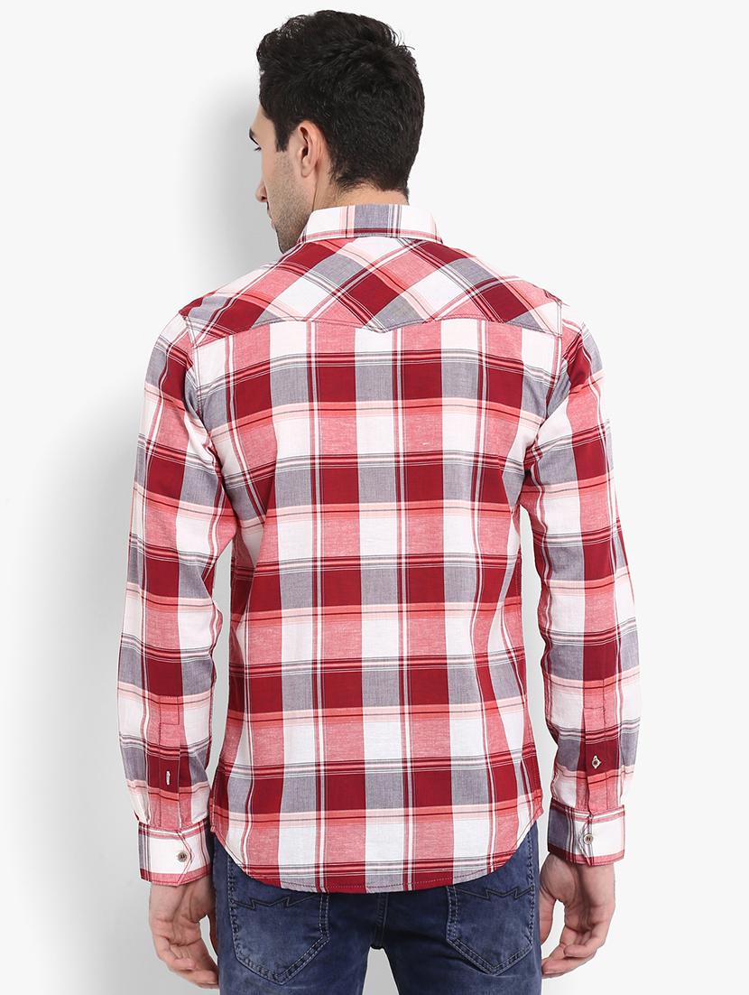 red checkered casual shirt - 15968474 - Zoom Image - 3
