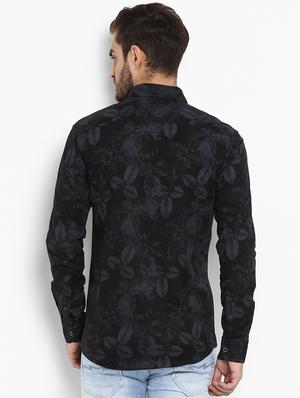 black printed casual shirt - 15968484 - Standard Image - 3