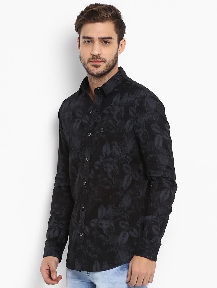 black printed casual shirt - 15968484 - Zoom Image - 2
