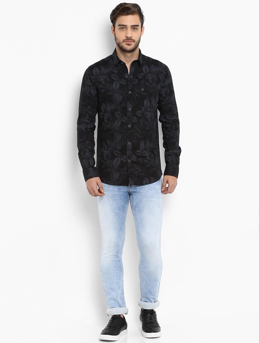 black printed casual shirt - 15968484 - Zoom Image - 4