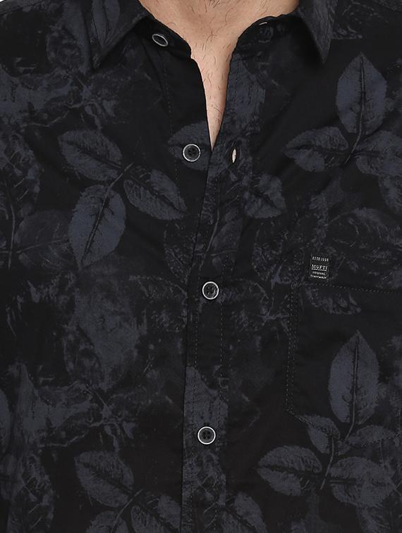 black printed casual shirt - 15968484 - Zoom Image - 5