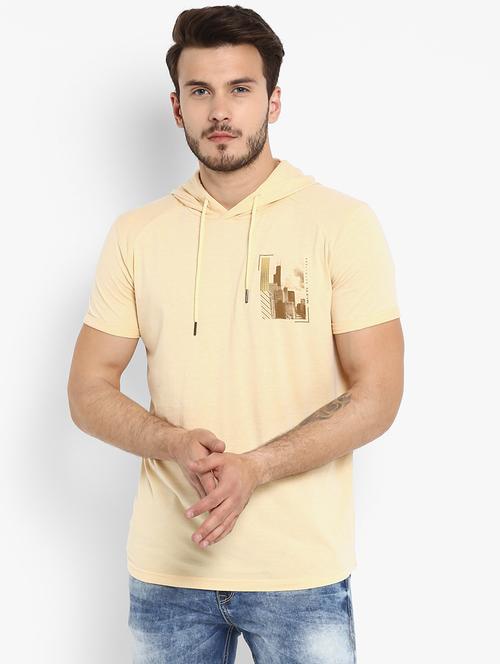 yellow printed t-shirt - 15968562 - Standard Image - 1