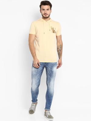 yellow printed t-shirt - 15968562 - Standard Image - 4
