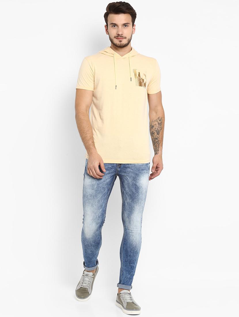 yellow printed t-shirt - 15968562 - Zoom Image - 4