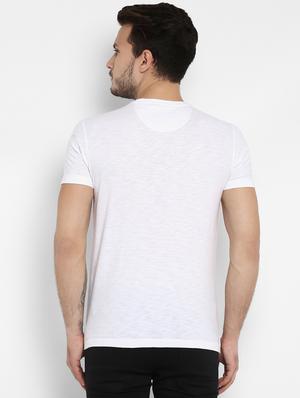 white printed t-shirt - 15968568 - Standard Image - 3