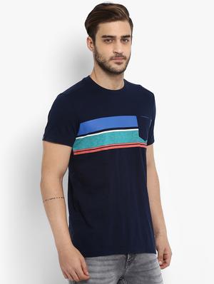 blue striped pocket t-shirt - 15968573 - Standard Image - 2