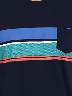 blue striped pocket t-shirt - 15968573 - Standard Image - 5