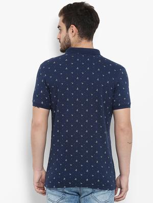 blue floral printed t-shirt - 15968605 - Standard Image - 3