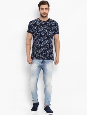 blue printed t-shirt - 15968620 - Standard Image - 4
