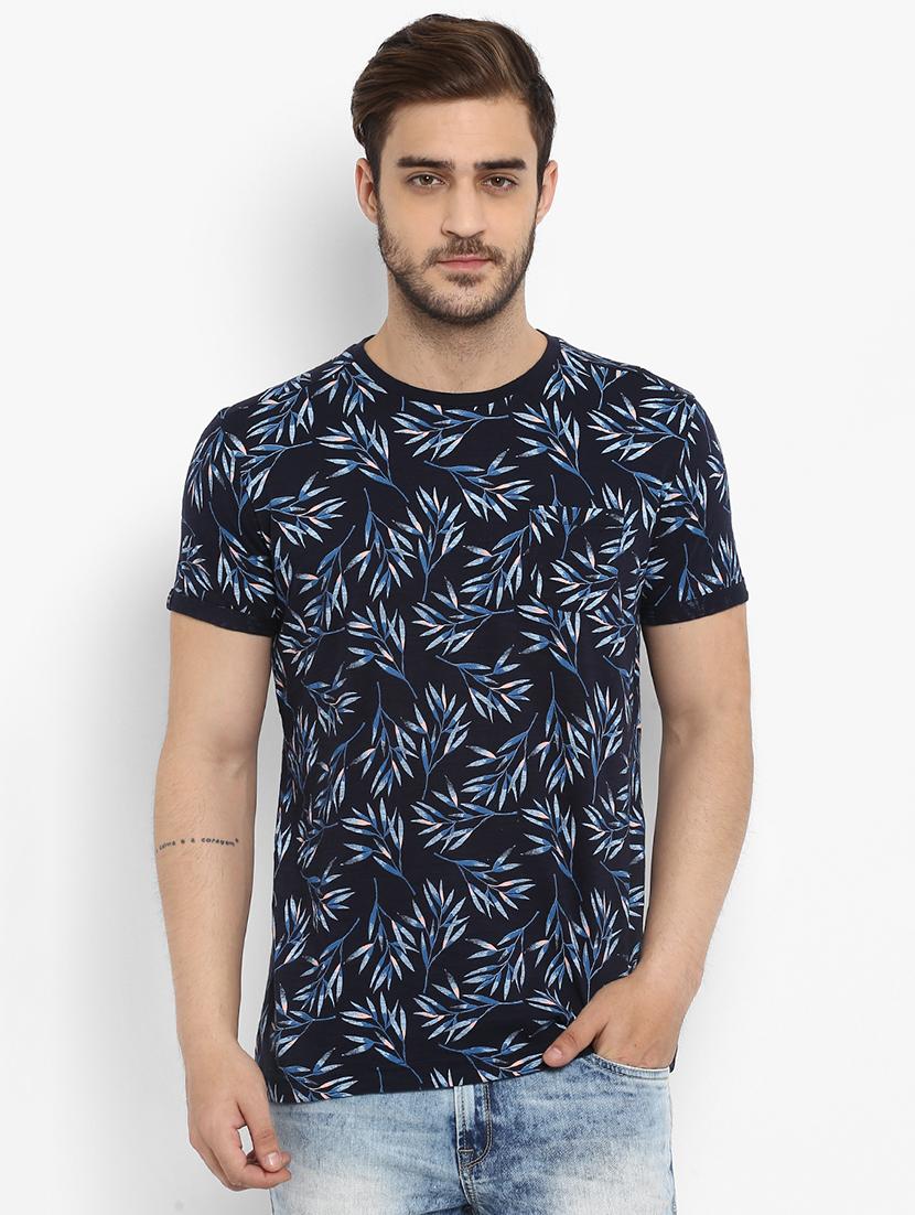 blue printed t-shirt - 15968620 - Zoom Image - 1