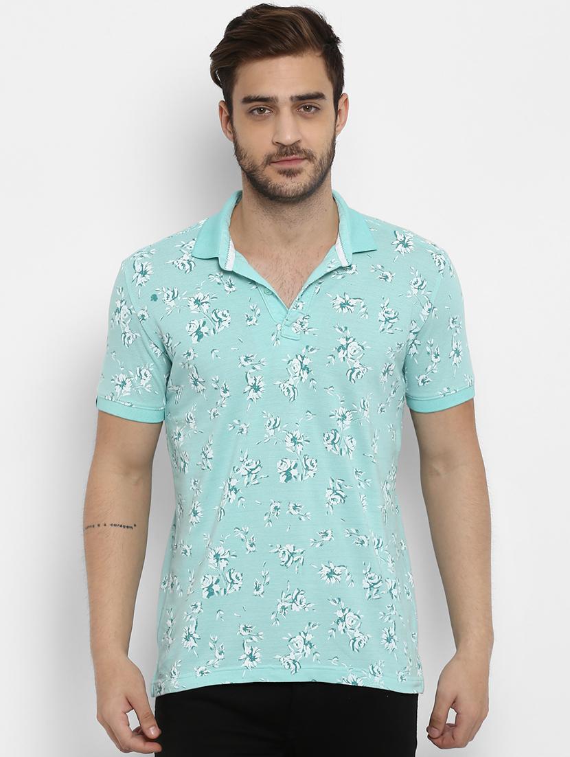 green floral printed t-shirt - 15968621 - Zoom Image - 1