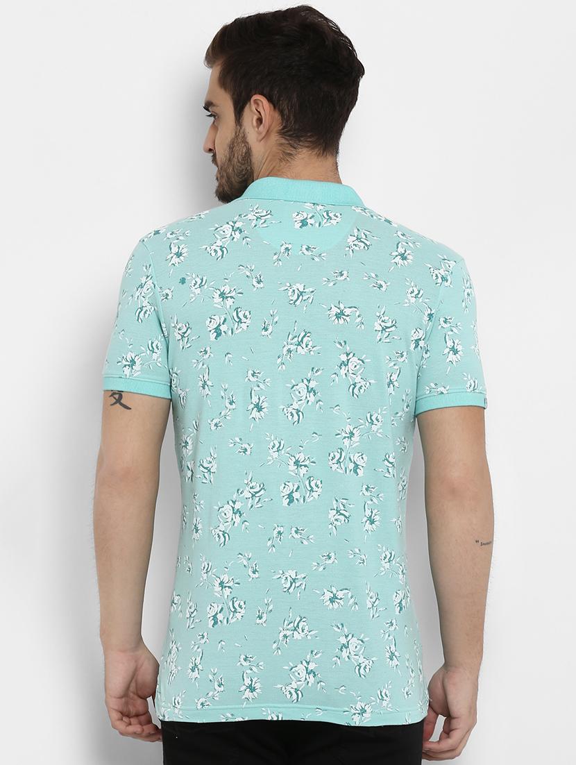 green floral printed t-shirt - 15968621 - Zoom Image - 3