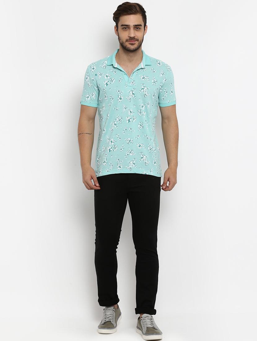 green floral printed t-shirt - 15968621 - Zoom Image - 4