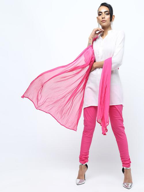 solid churidaar with dupatta set - 15969126 - Standard Image - 1