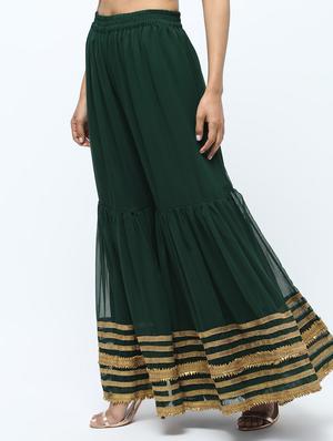 gota patti silk blend sharara - 15969132 - Standard Image - 3