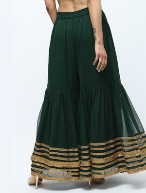 gota patti silk blend sharara - 15969132 - Standard Image - 4