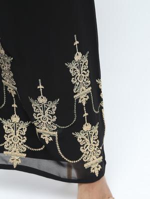 embroidered silk blend palazzo - 15969138 - Standard Image - 6