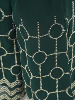 embroidered silk blend palazzo - 15969143 - Standard Image - 6