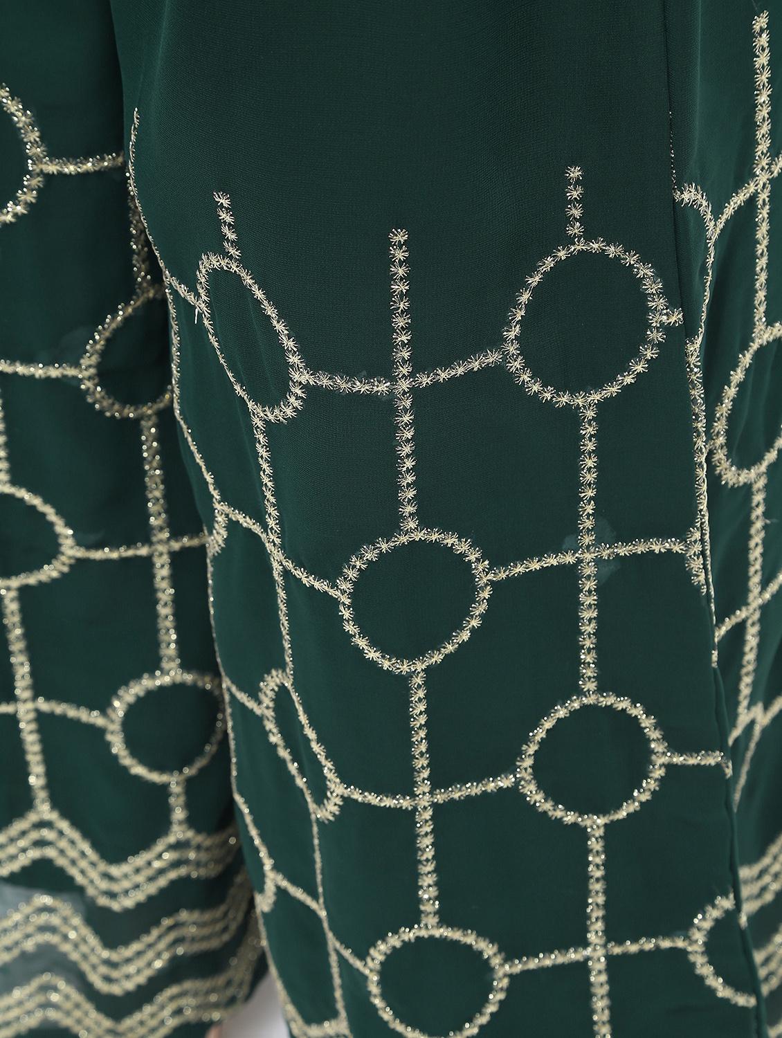 embroidered silk blend palazzo - 15969143 - Zoom Image - 6
