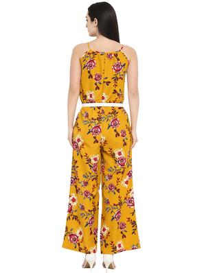 floral full leg jumpsuit - 15969147 - Standard Image - 3