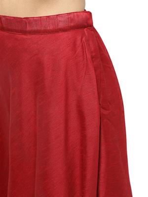 a-line solid skirt - 15969155 - Standard Image - 3