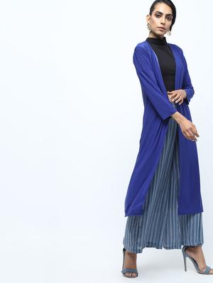 long sleeved solid shrug - 15969162 - Standard Image - 2