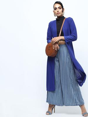 long sleeved solid shrug - 15969162 - Standard Image - 4