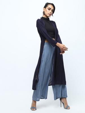 long sleeved solid shrug - 15969164 - Standard Image - 3