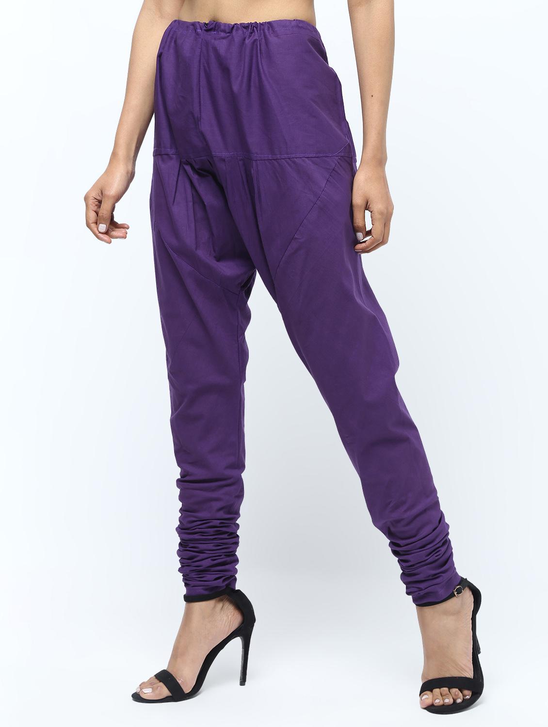 solid churidaar with dupatta set - 15969262 - Zoom Image - 2