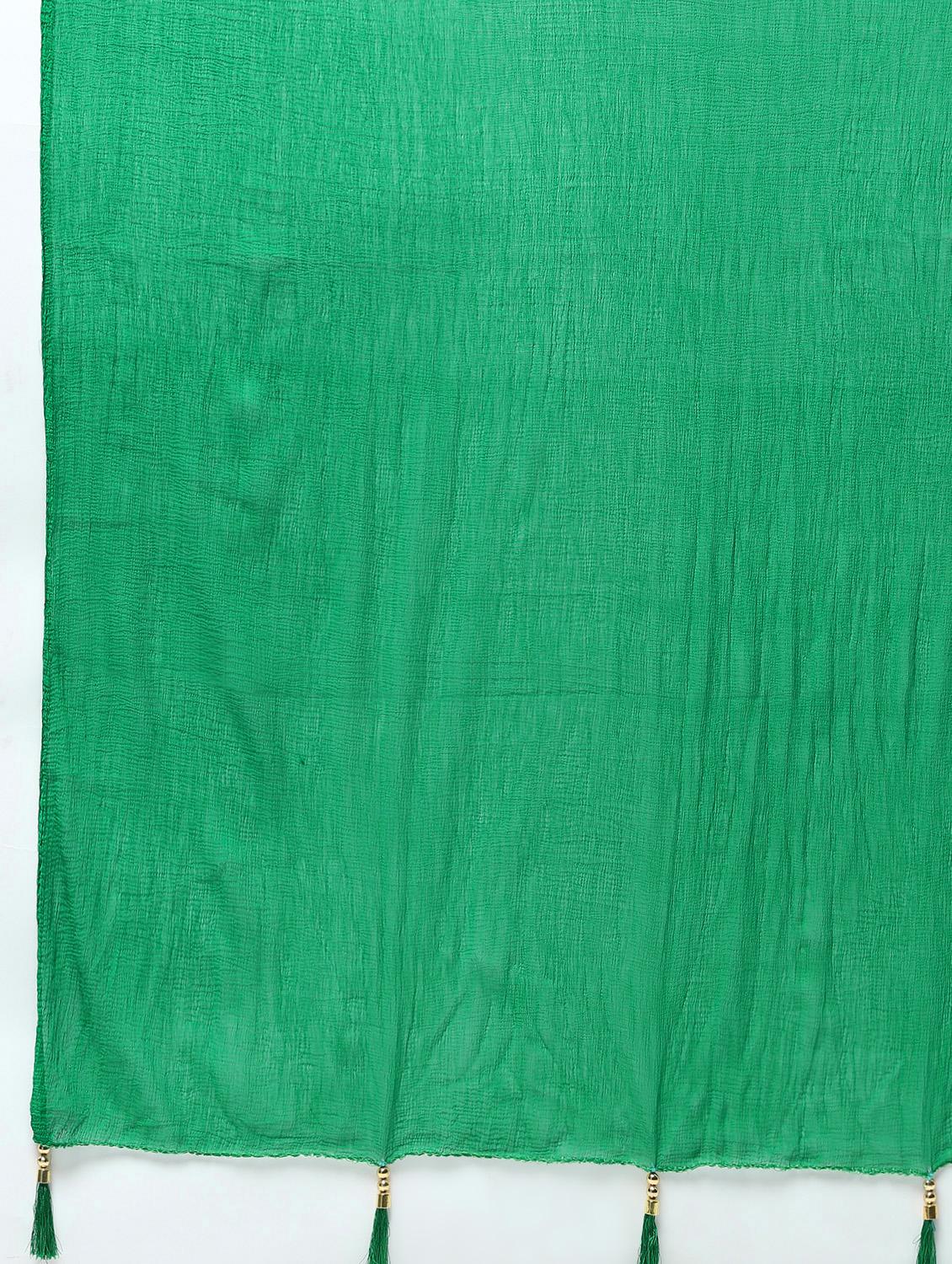 solid churidaar with dupatta set - 15969269 - Zoom Image - 4