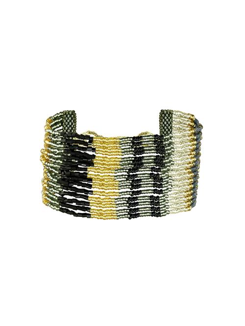black glass beaded bracelet - 15969353 - Standard Image - 1