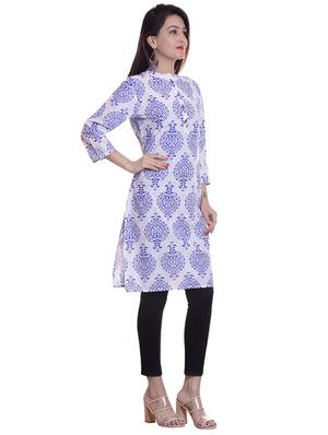 printed straight kurta - 15969448 - Standard Image - 2
