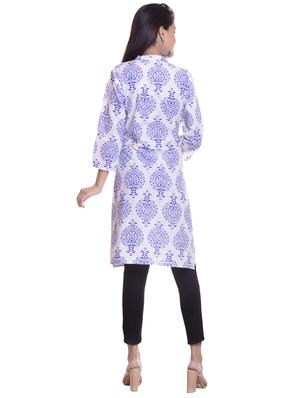 printed straight kurta - 15969448 - Standard Image - 3