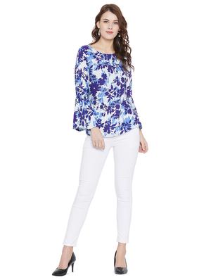 bell sleeved floral top - 15969490 - Standard Image - 4