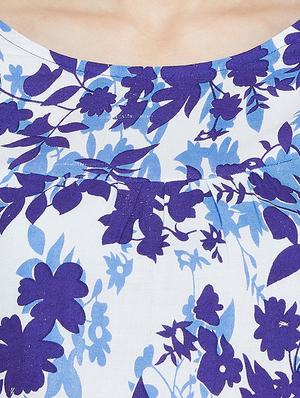 bell sleeved floral top - 15969490 - Standard Image - 5