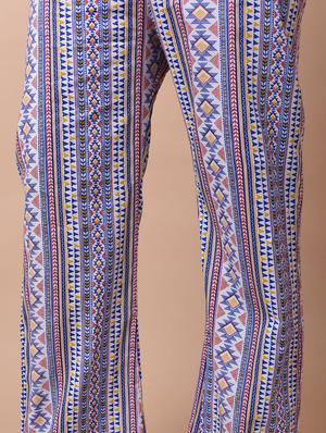 key hole printed kurta pant set - 15969549 - Standard Image - 7