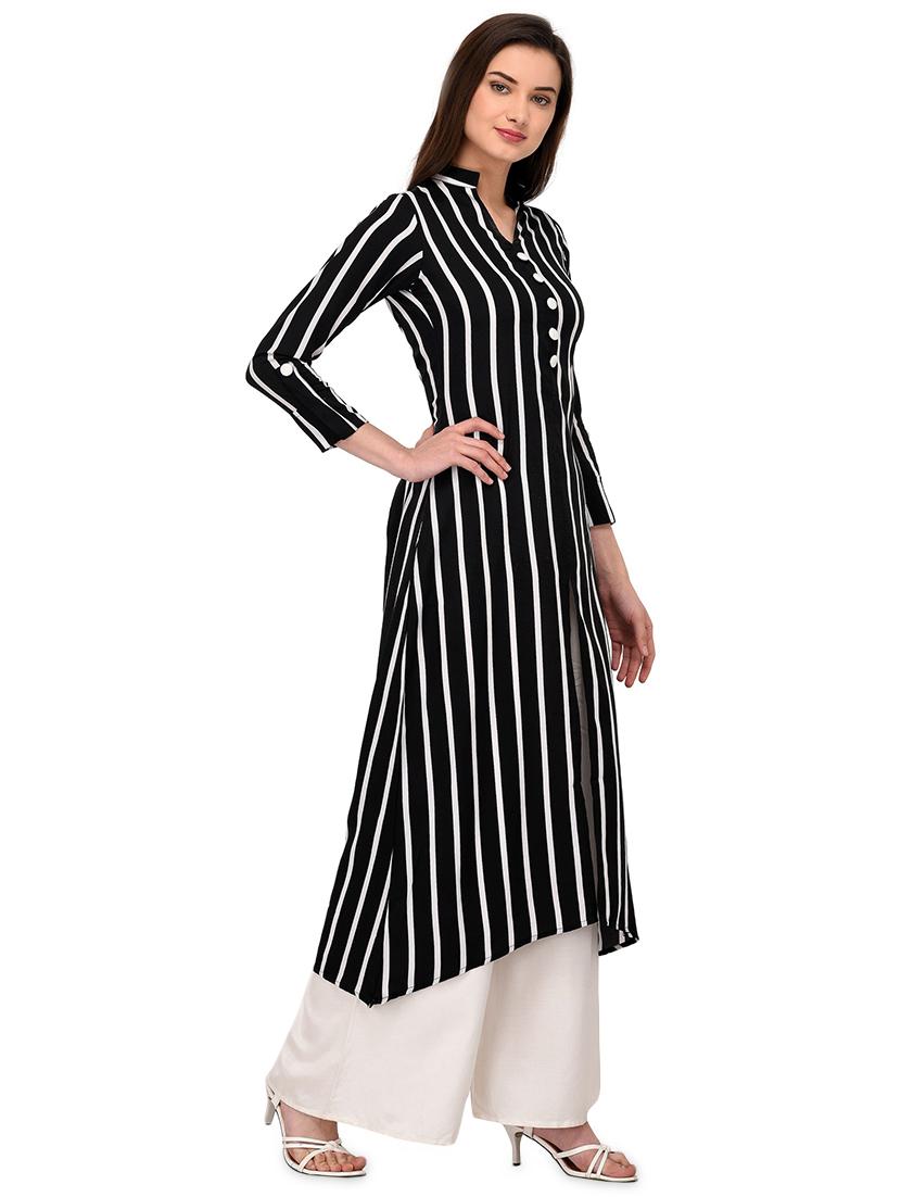 a-line straight kurta - 15969632 - Zoom Image - 2