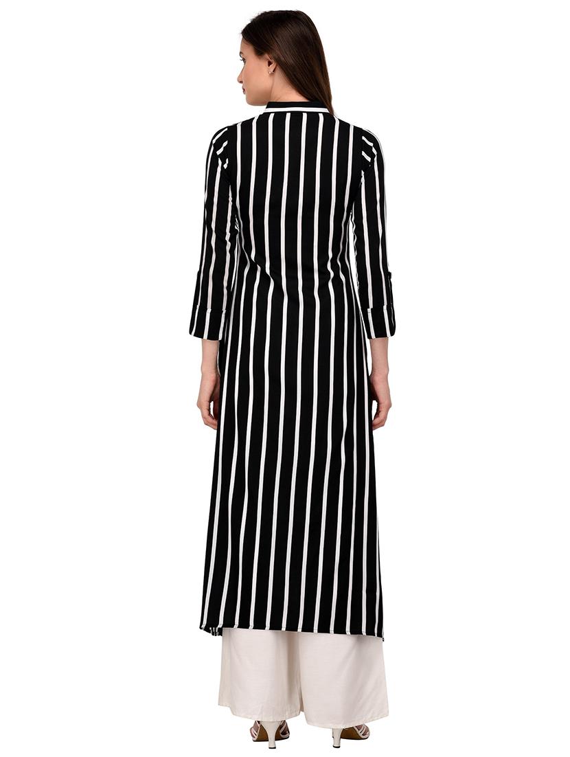 a-line straight kurta - 15969632 - Zoom Image - 3