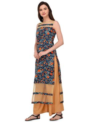 straight ditsy floral kurta - 15969638 - Standard Image - 2