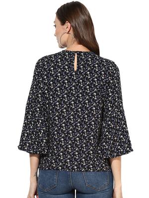 bell sleeved floral top - 15969720 - Standard Image - 3